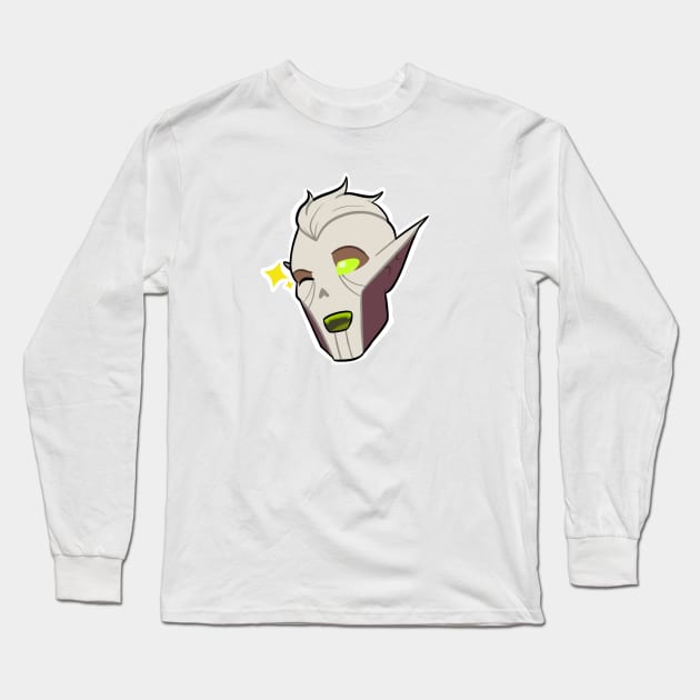 Winking wrong hordak Long Sleeve T-Shirt by dragonlord19